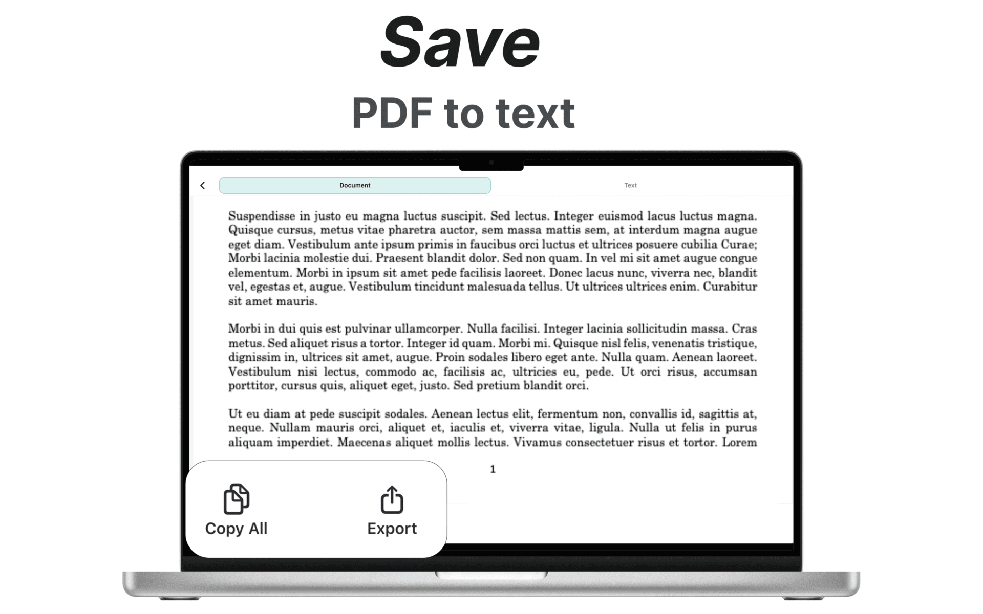 Picture to PDF App for MacBook